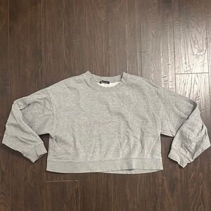 Boxy Zara crew neck sweatshirt